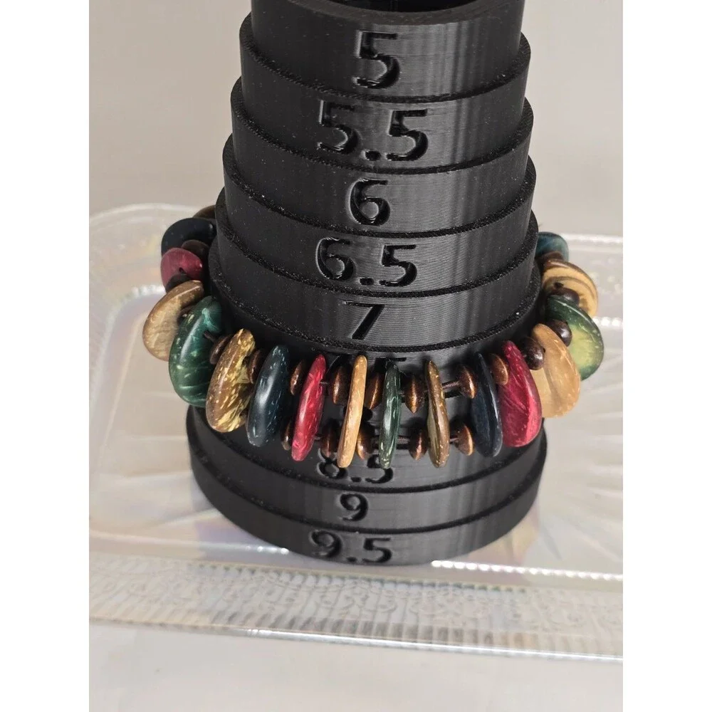 Vintage Stretch Bracelet Multicolor Shell Wood Beaded Boho Tropical Shell Tribal